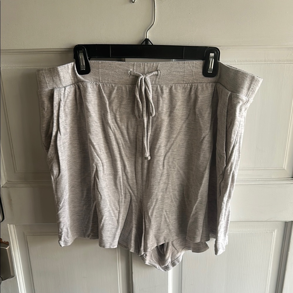 Express Gray Athletic Shorts with Relaxed Fit
